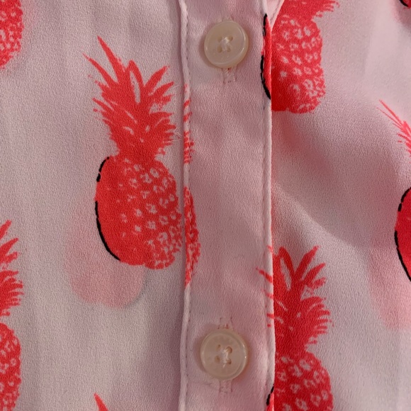 Pineapple Express Blouse - Button down - Small - Summer top - Picture 6 of 8